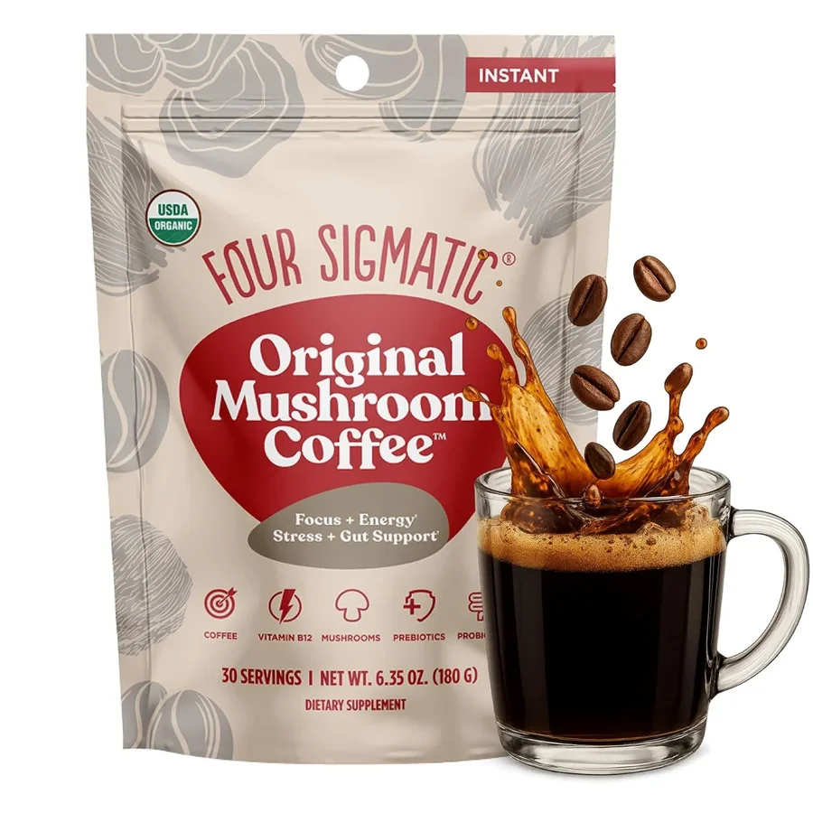 Four Sigmatic Original Mushroom Coffee pouch.
